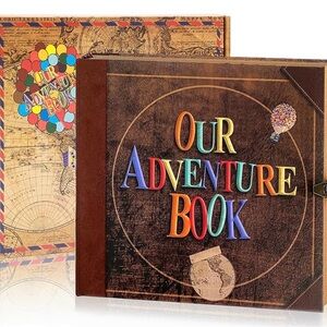 Colorful 'Our Adventure Book' Scrapbook